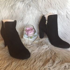 Sam Edelman Shelby Black Suede Ankle Boot